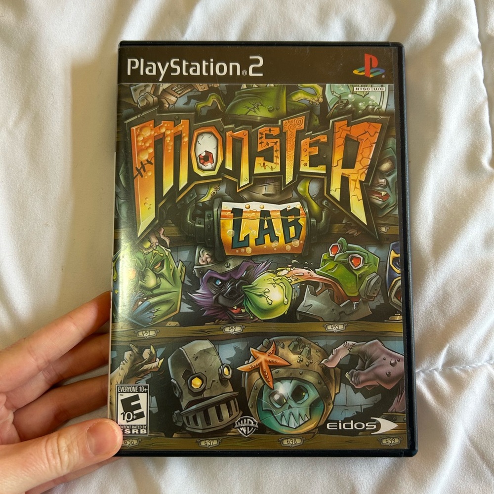 PlayStation two video game monster lab